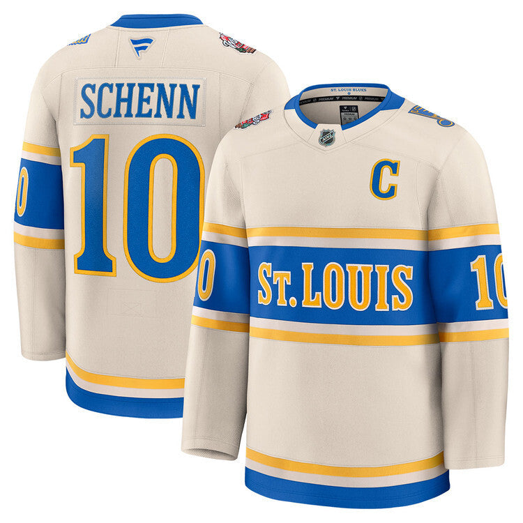St. Louis Blues #10 Brayden Schenn 2025 Winter Classic Hockey Jersey hockey jersey product view 1