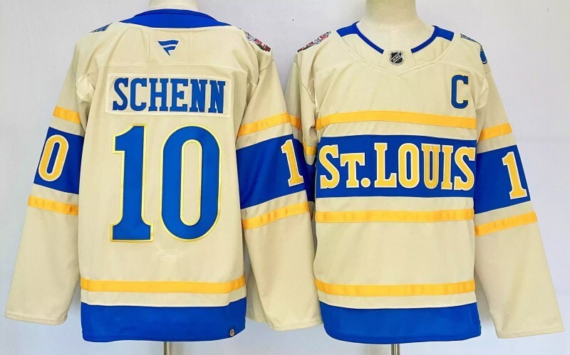 St. Louis Blues #10 Brayden Schenn Style 1 Hockey Jersey hockey jersey product view 1