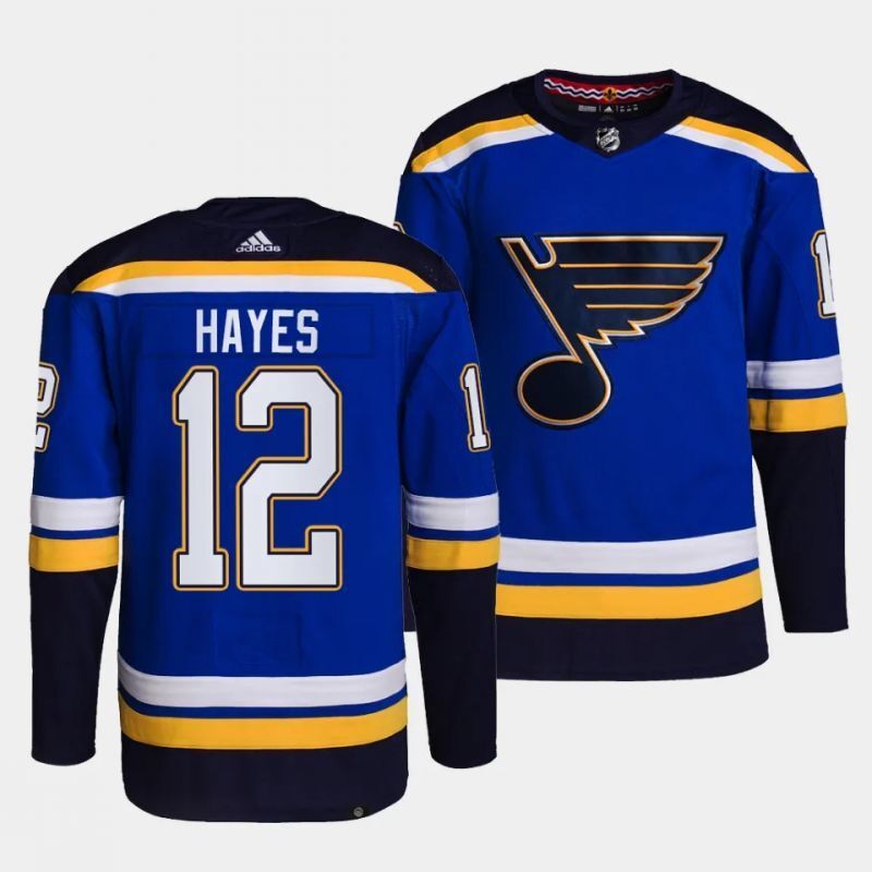 St. Louis Blues #12 kevin hayes home primegreen authentic pro blue jersey Hockey Jersey hockey jersey product view 1