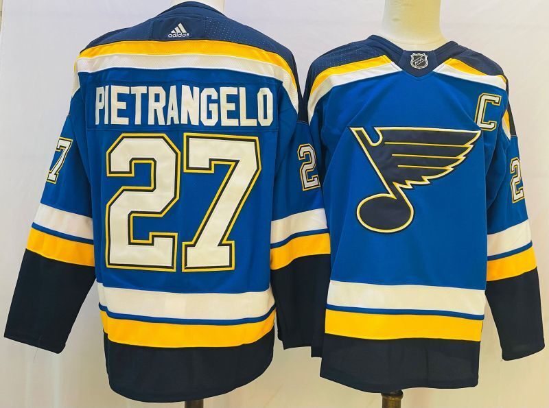 St. Louis Blues #27 Alex Pietrangelo Style 2 Hockey Jersey hockey jersey product view 1