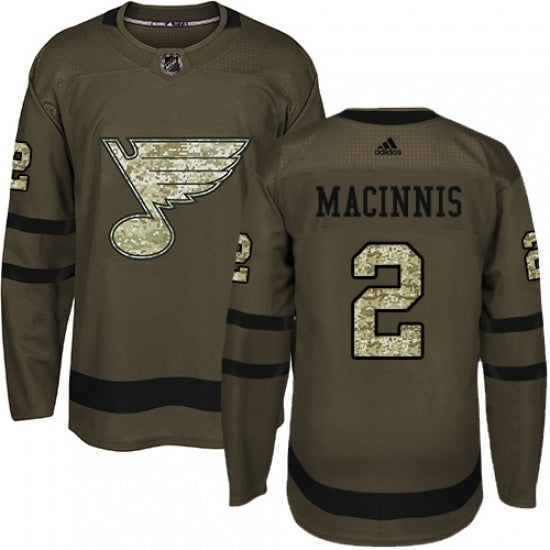 St. Louis Blues #2 AL MacINNIS Hockey Jersey hockey jersey product view 1