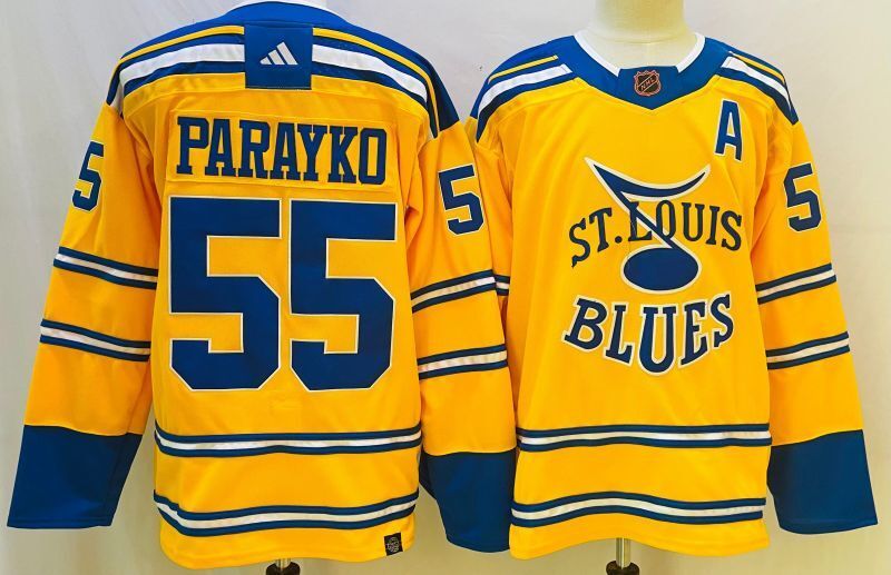 St. Louis Blues #55 Colton Parayko Style 3 Hockey Jersey hockey jersey product view 1