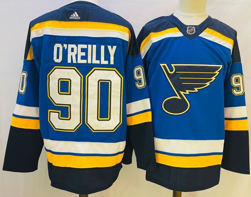 St. Louis Blues #90 Ryan O'Reilly Style 4 Hockey Jersey hockey jersey product view 1