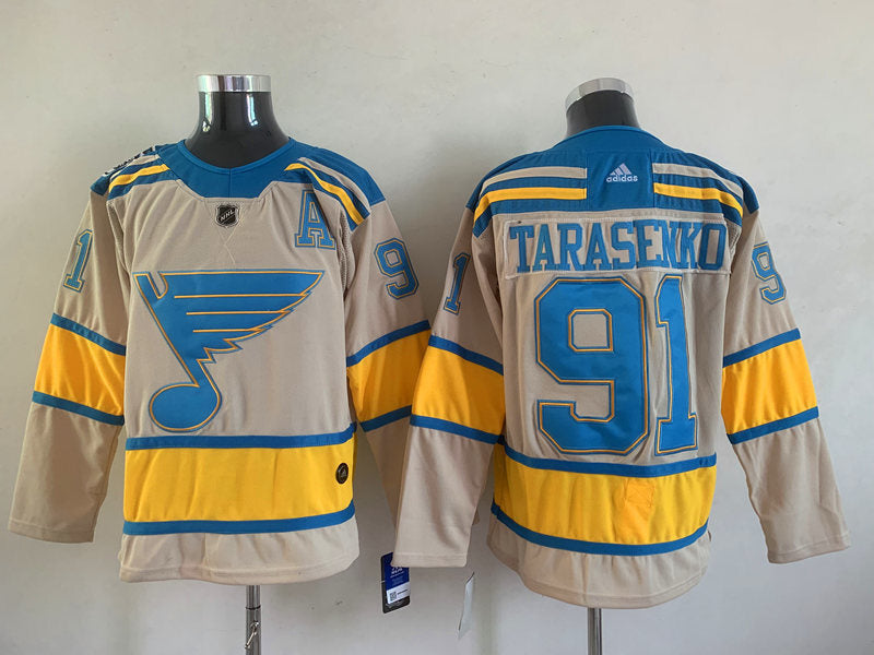 St. Louis Blues #91 Vladimir Tarasenko Style 1 Hockey Jersey hockey jersey product view 1