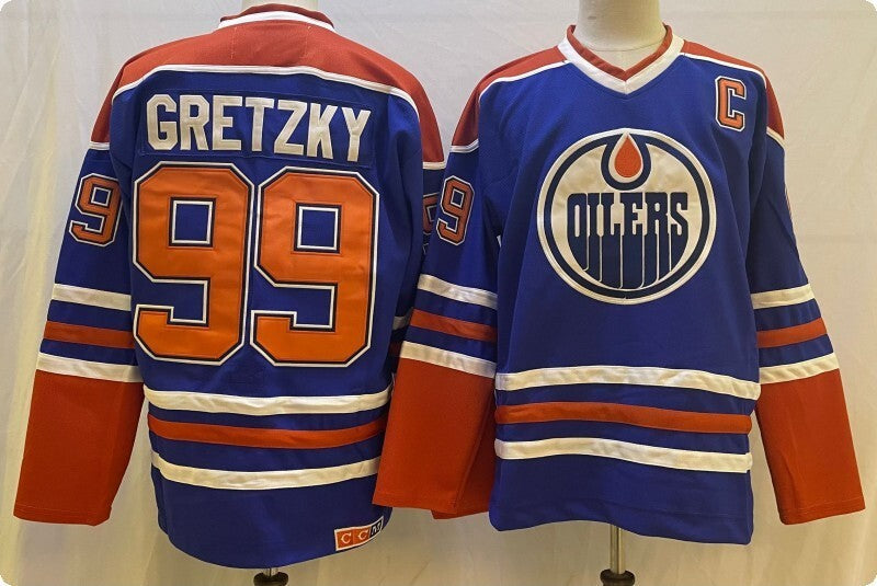 St. Louis Blues #99 Wayne Gretzky Style 2 Hockey Jersey hockey jersey product view 1