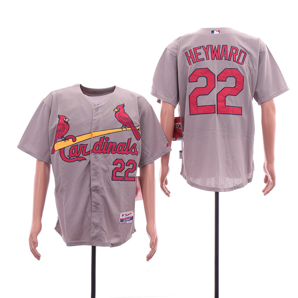 St. Louis Cardinals #22 Jason Heyward Baseball Jersey baseball jersey product view 1