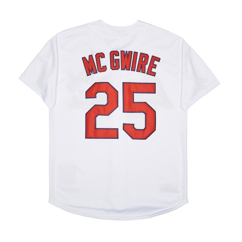 St. Louis Cardinals #25 Mcgwire Style 1 Baseball Jersey baseball jersey product view 1