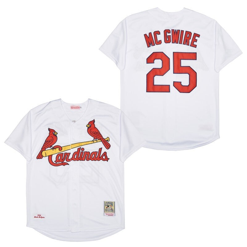 St. Louis Cardinals #25 Mcgwire Style 3 Baseball Jersey baseball jersey product view 1