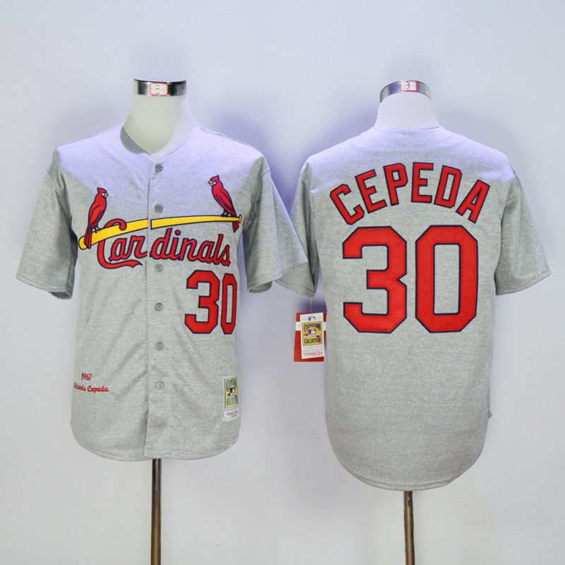 St. Louis Cardinals #30 Baseball Jersey baseball jersey product view 1