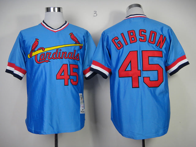 St. Louis Cardinals #45 Style 2 Baseball Jersey baseball jersey product view 1