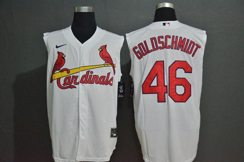 St. Louis Cardinals #46 Paul Goldschmidt Style 3 Baseball Jersey baseball jersey product view 1