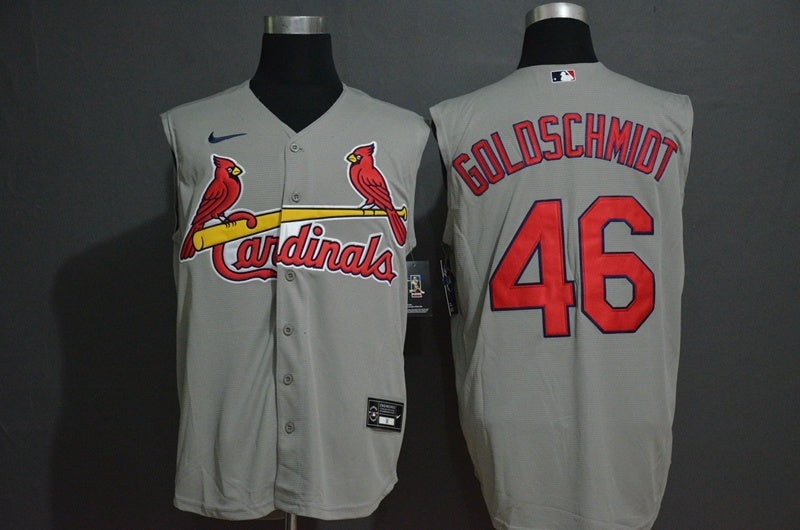 St. Louis Cardinals #46 Paul Goldschmidt Style 4 Baseball Jersey baseball jersey product view 1