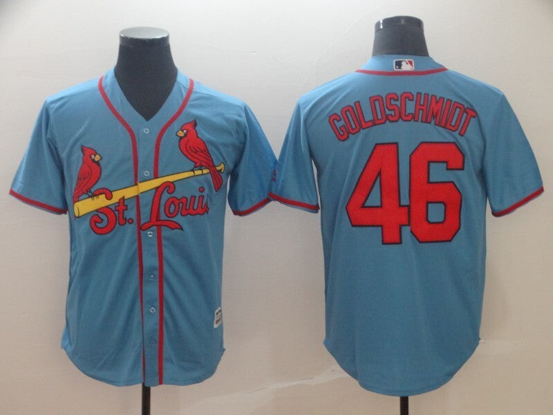 St. Louis Cardinals #46 Paul Goldschmidt Style 5 Baseball Jersey baseball jersey product view 1