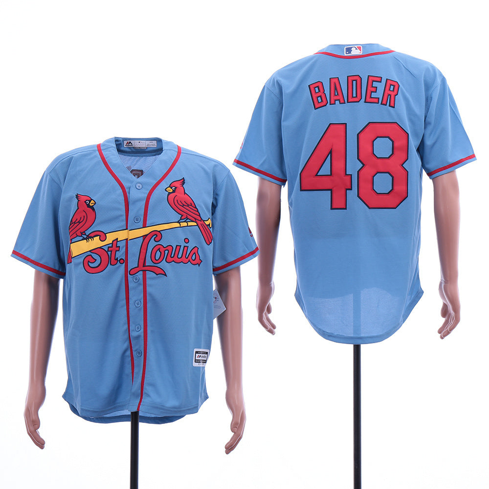 St. Louis Cardinals #48 Baseball Jersey baseball jersey product view 1