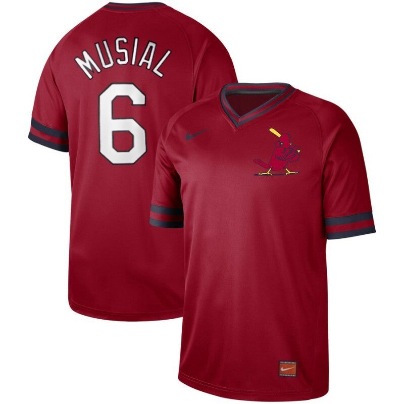 St. Louis Cardinals #6 Stan Musial Baseball Jersey baseball jersey product view 1