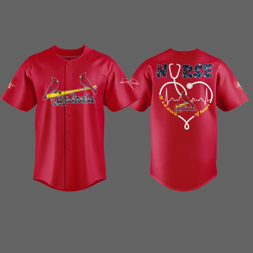St Louis Cardinals Nurses Night 2025 Jersey - Grishko.com baseball jersey product view 1