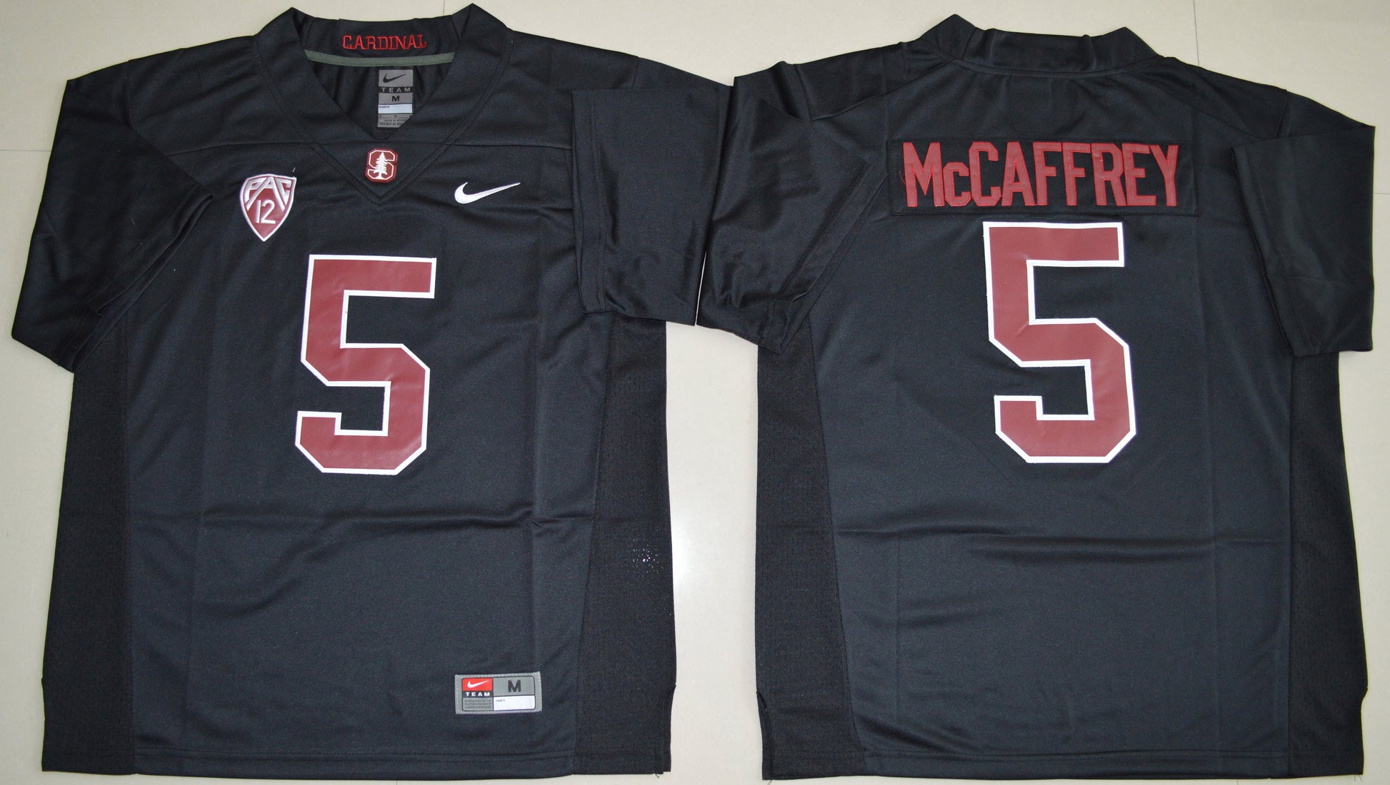 Stanford Lights Out Custom College Football Jersey football jersey product view 1