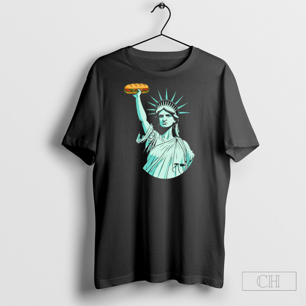 Statue Of Liberty Sandwich Guy Dc Shirt Tee Unisex T-shirt, Sweatshirt, Hoodie, Long Sleeve Tee - T-Shirt, Sweatshirt, Hoodie