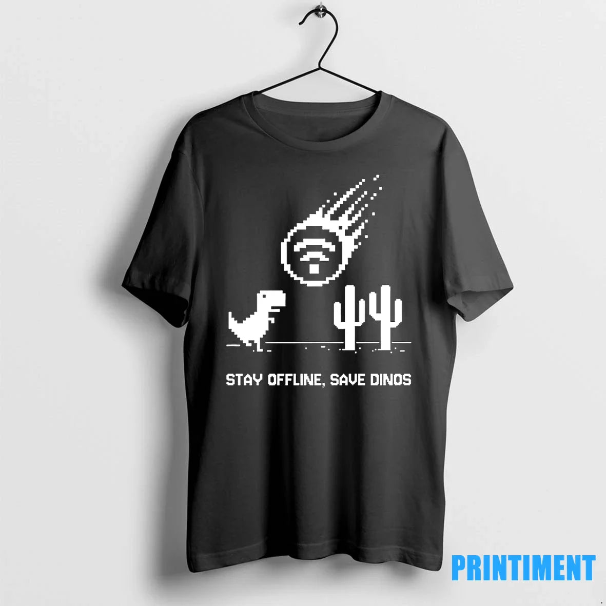 Stay Offline Save Dinos Tshirts Sweater Unisex T-shirt, Sweatshirt, Hoodie, Long Sleeve Tee - T-Shirt, Sweatshirt, Hoodie