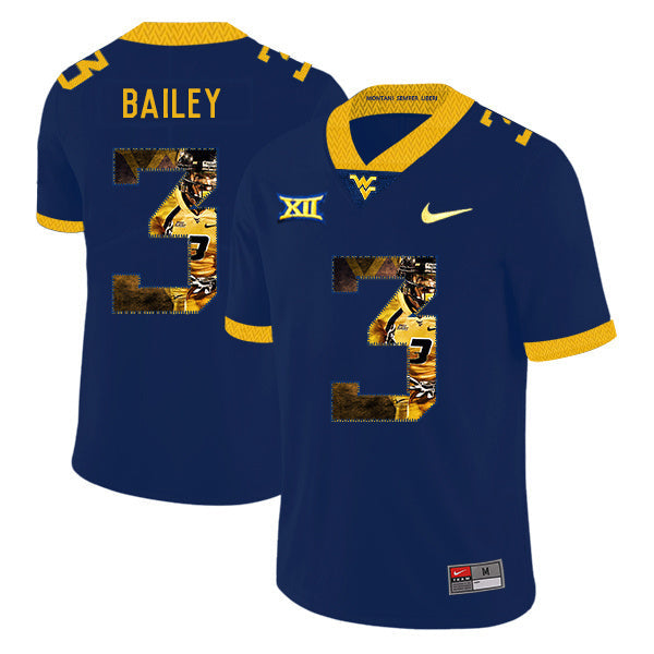 Stedman Bailey 3 Navy 1 College Football Jersey football jersey product view 1