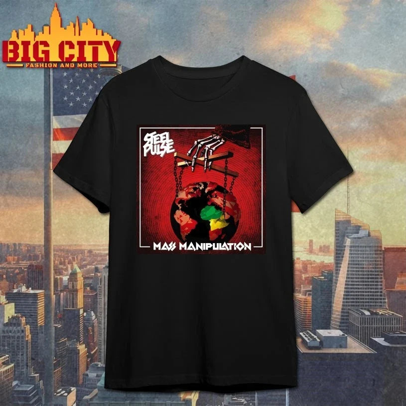 Steel Pulse Mass Manipulation shirt Unisex T-shirt, Sweatshirt, Hoodie, Long Sleeve Tee - T-Shirt, Sweatshirt, Hoodie