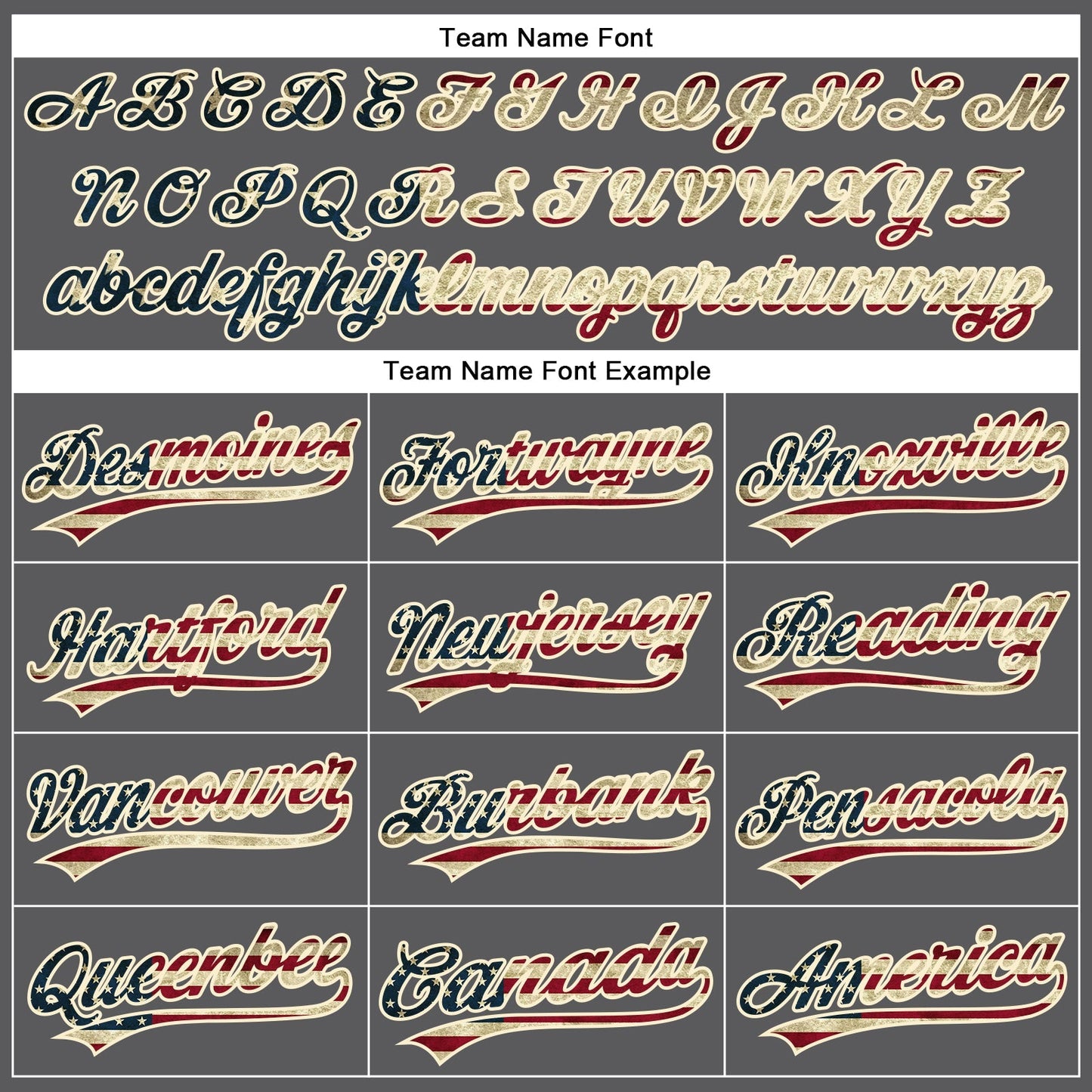 Custom Steel Gray Vintage USA Flag-Cream Authentic Baseball Jersey baseball jersey product view 4
