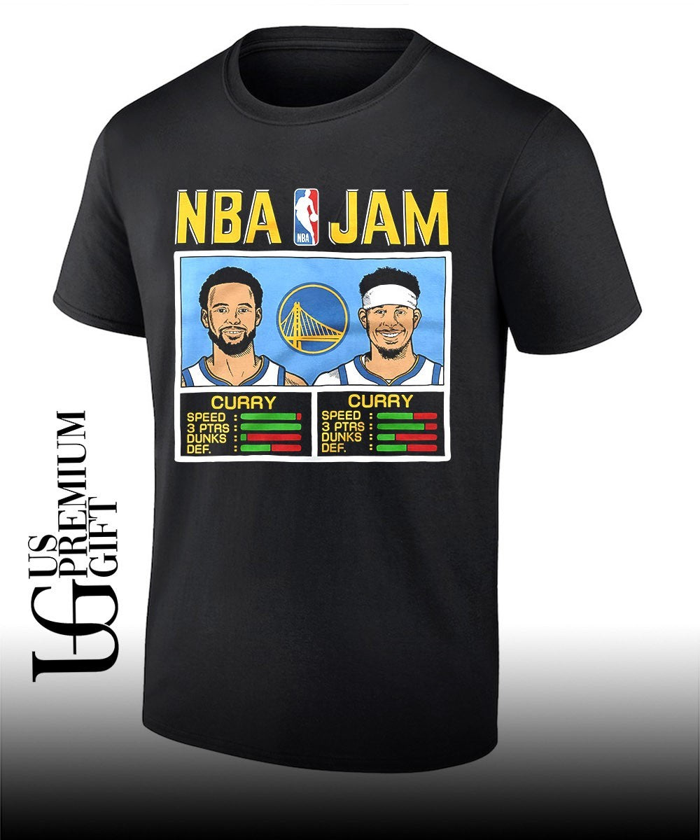 Stephen Curry and Seth Curry Golden State Warriors 2026 NBA Jam shirt Unisex T-shirt, Sweatshirt, Hoodie, Long Sleeve Tee - T-Shirt, Sweatshirt, Hoodie
