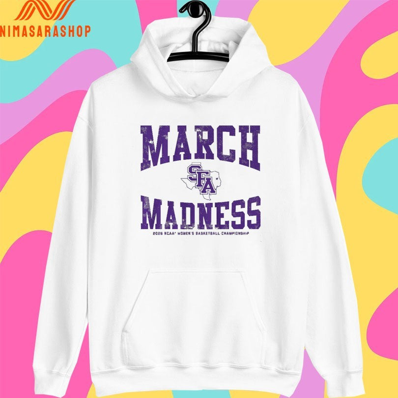 Stephen F Austin Ladyjacks WBB 2026 March Madness - Adult & Kids T-Shirts, Sweatshirts & Hoodies apparel design preview 2