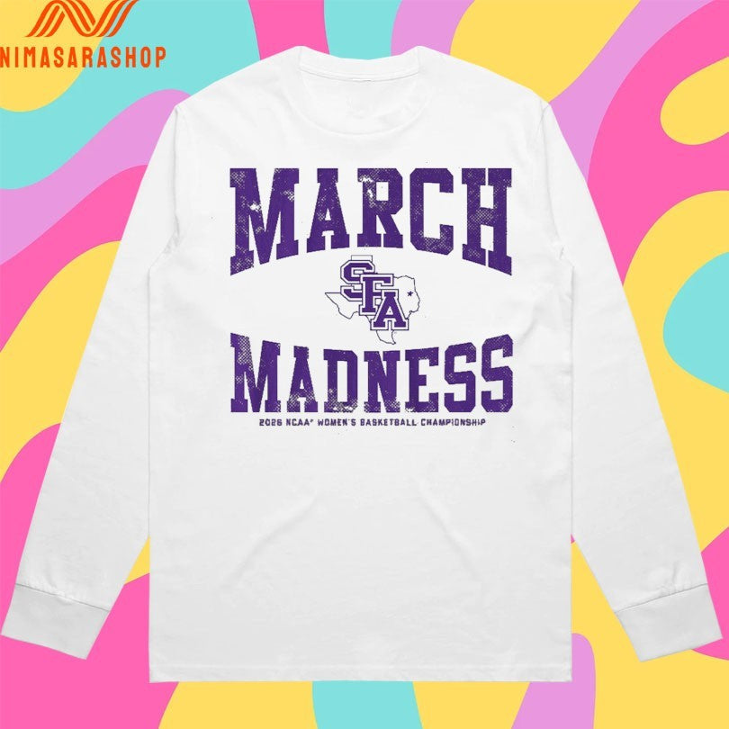 Stephen F Austin Ladyjacks WBB 2026 March Madness - Adult & Kids T-Shirts, Sweatshirts & Hoodies apparel design preview 3