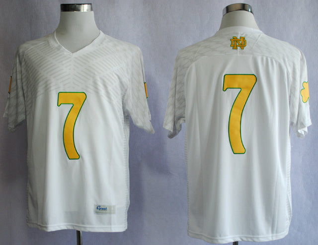 Stephon Tuitt 7 White 2013 Trefoil College Football Jersey football jersey product view 1