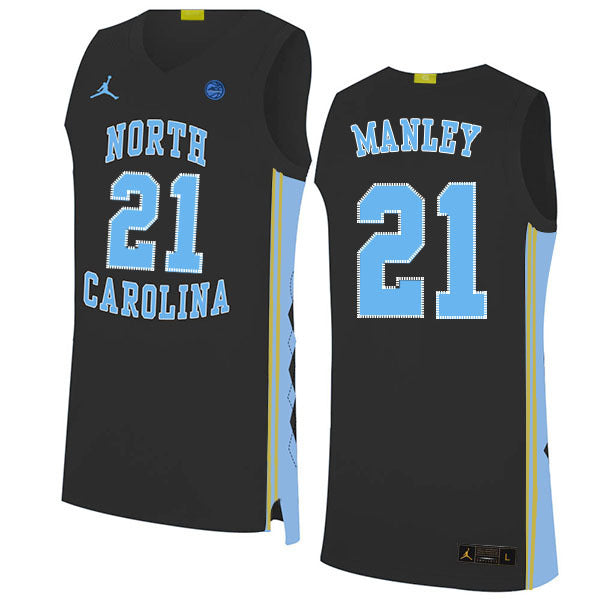 Sterling Manley 21 Black College Football Jersey football jersey product view 1