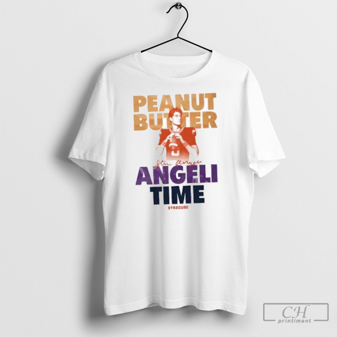 Steve Angeli Cam Syracuse Peanut Butter Angeli Time Signature Shirt Tee Unisex T-shirt, Sweatshirt, Hoodie, Long Sleeve Tee - T-Shirt, Sweatshirt, Hoodie
