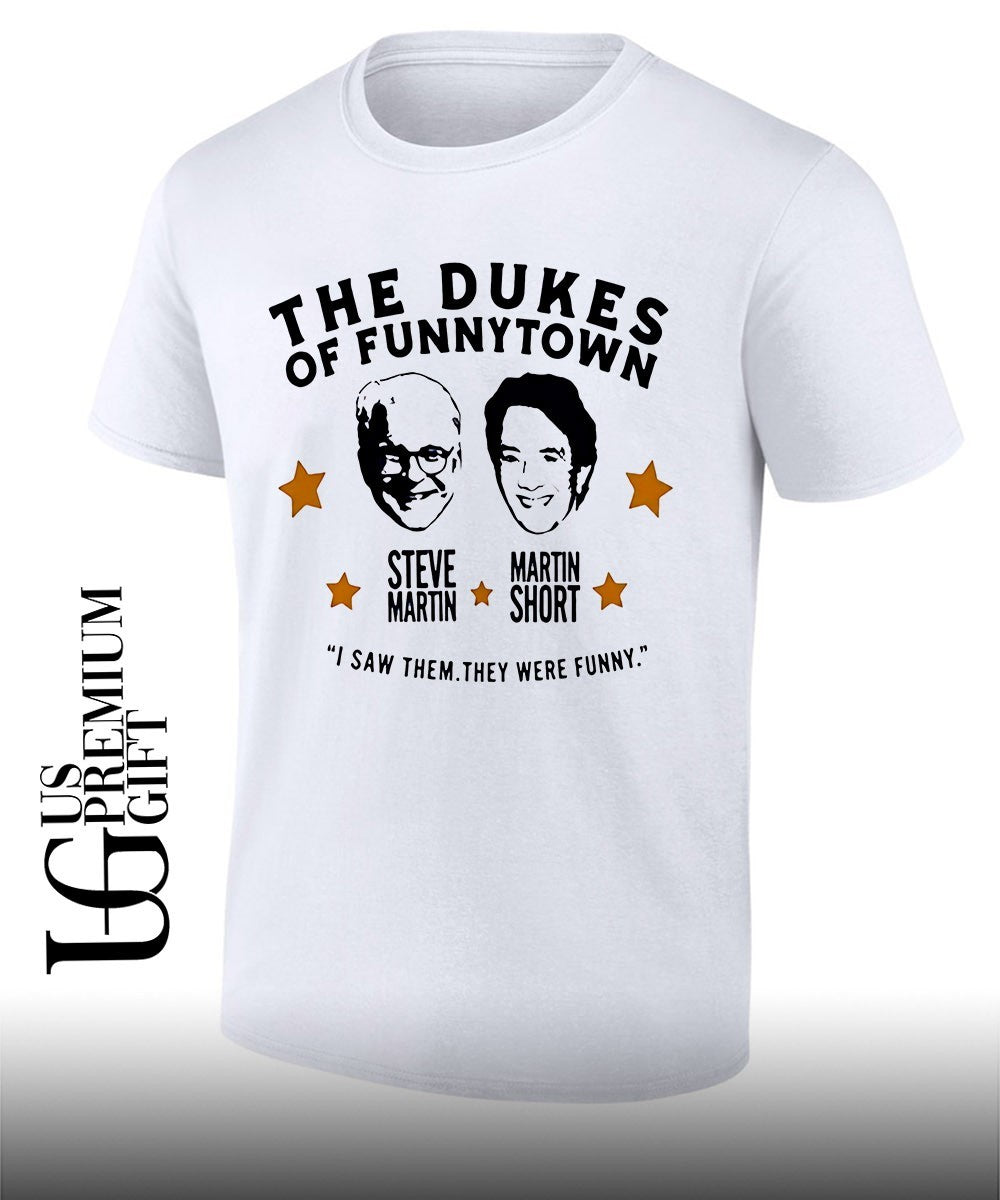 Steve Martin and Martin Short The Dukes Of Funnytown big head shirt Unisex T-shirt, Sweatshirt, Hoodie, Long Sleeve Tee - T-Shirt, Sweatshirt, Hoodie