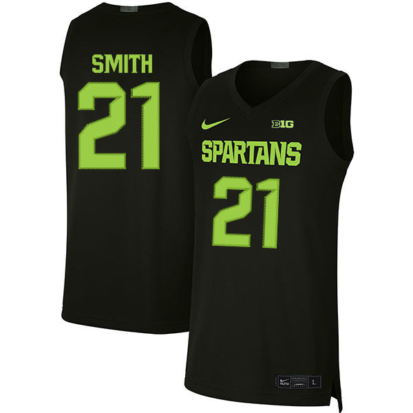 Steve Smith 21 Balck College Football Jersey football jersey product view 1