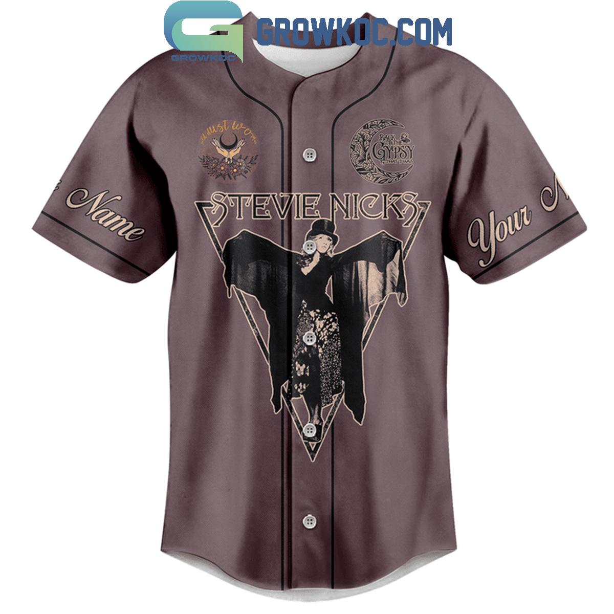 Stevie Nicks Don’t Be A Lady Be A Legend Personalized Baseball Jersey baseball jersey product view 3