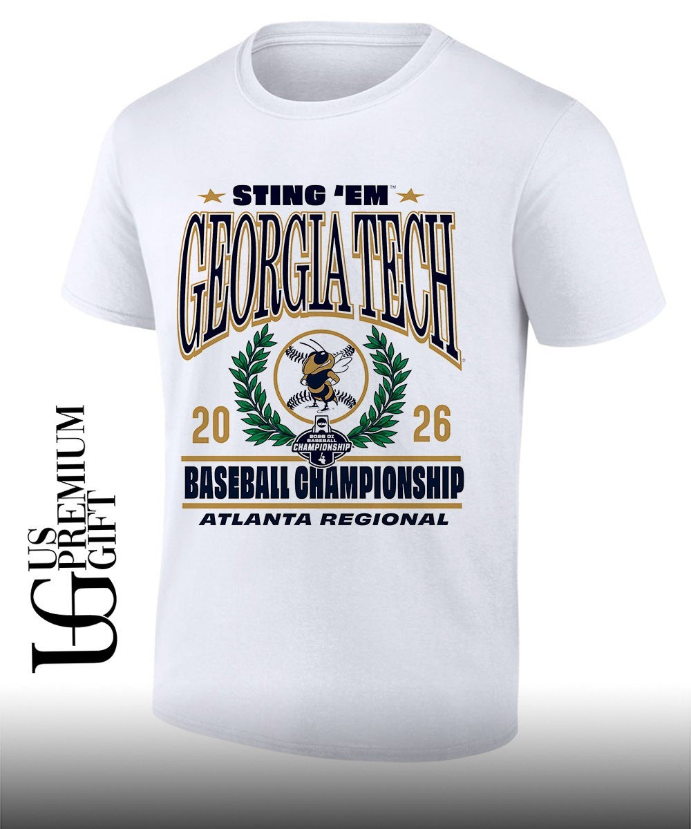 Sting Em Georgia Tech Yellow Jackets Baseball Championship Atlanta Regional 2026 graphic shirt - T-Shirt, Sweatshirt, Hoodie