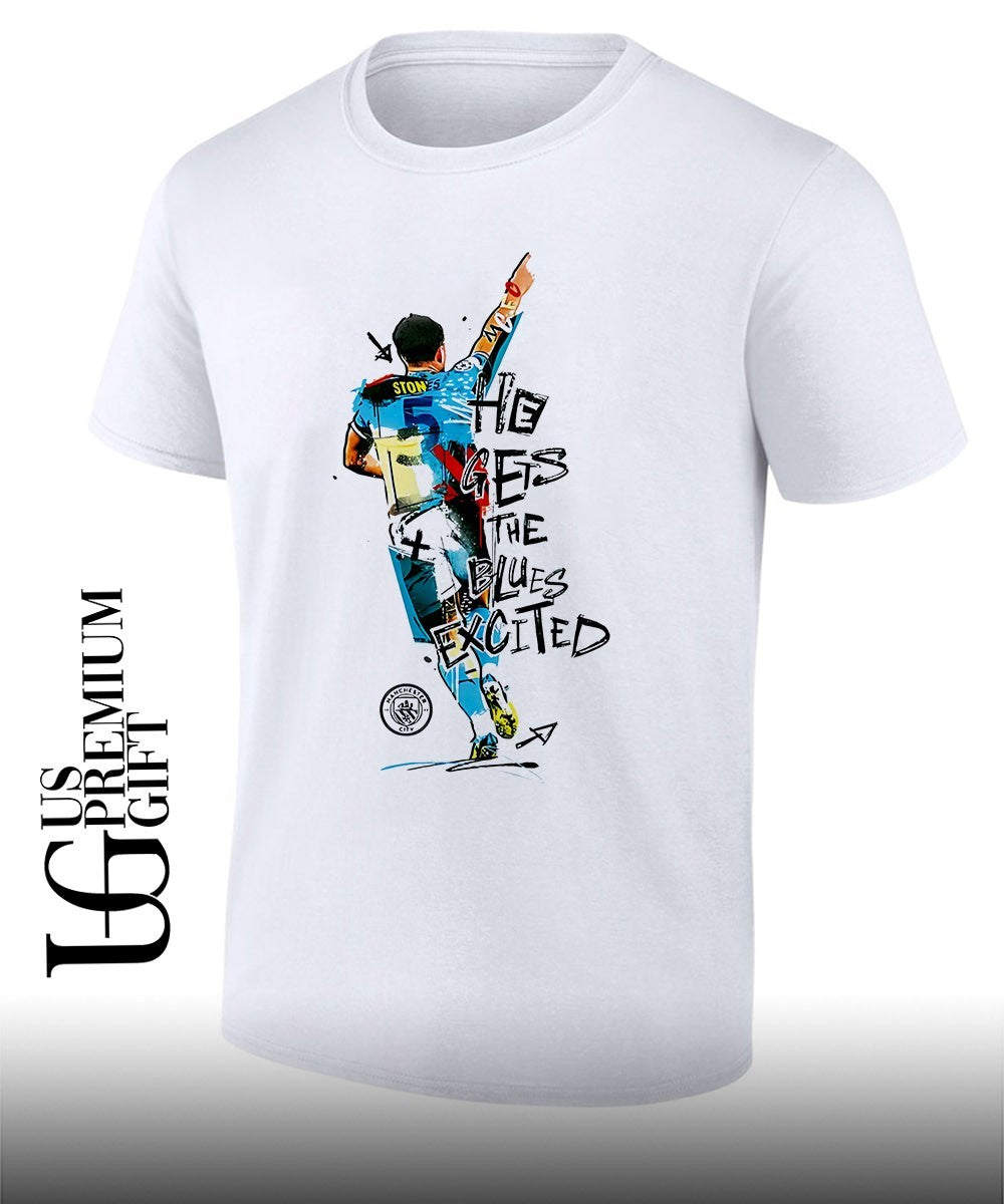 Stones He Gets The Blues Excited shirt Unisex T-shirt, Sweatshirt, Hoodie, Long Sleeve Tee - T-Shirt, Sweatshirt, Hoodie