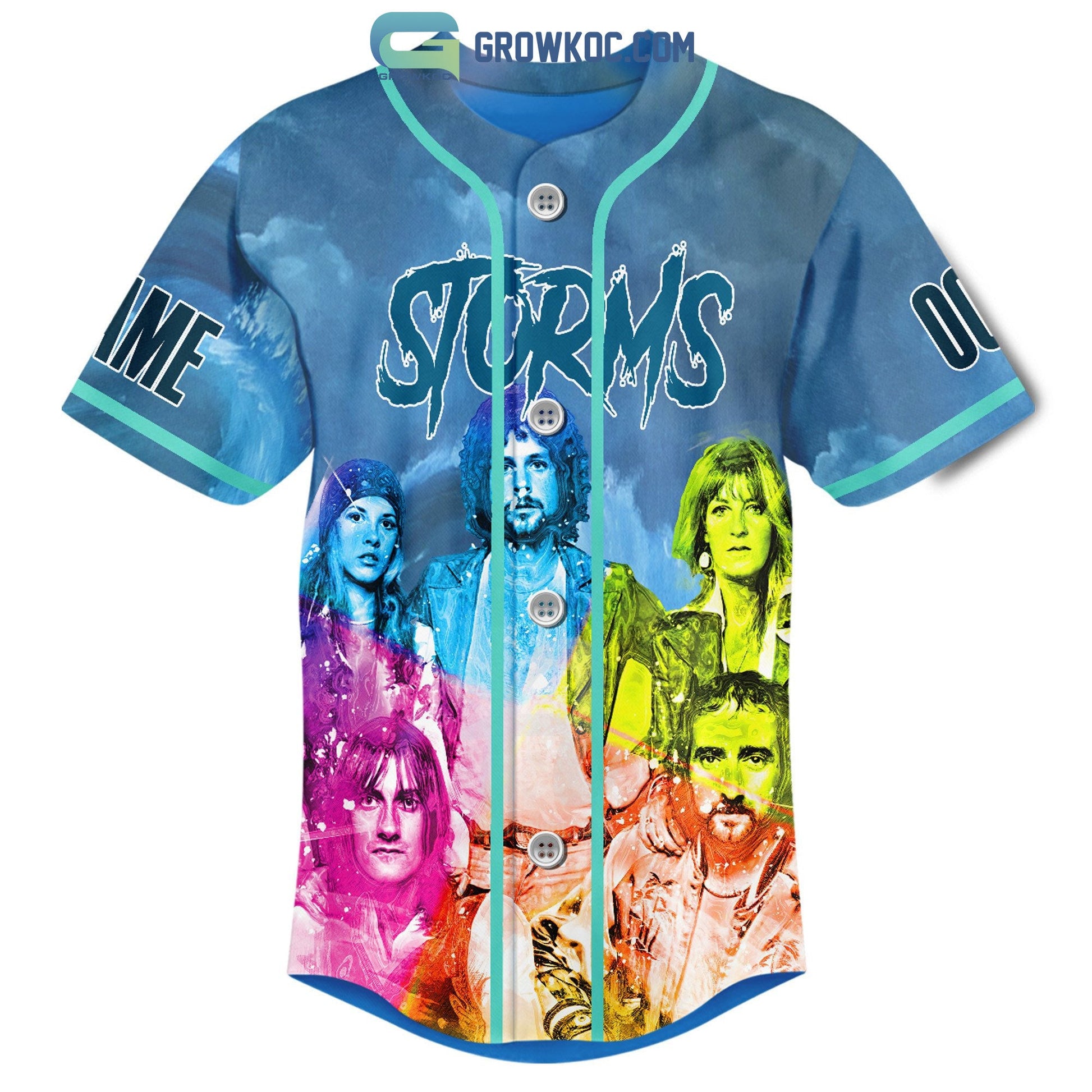 Storms Never Have I Been A Calm Blue Sea I Have Always Been A Storm Personalized Baseball Jersey baseball jersey product view 2
