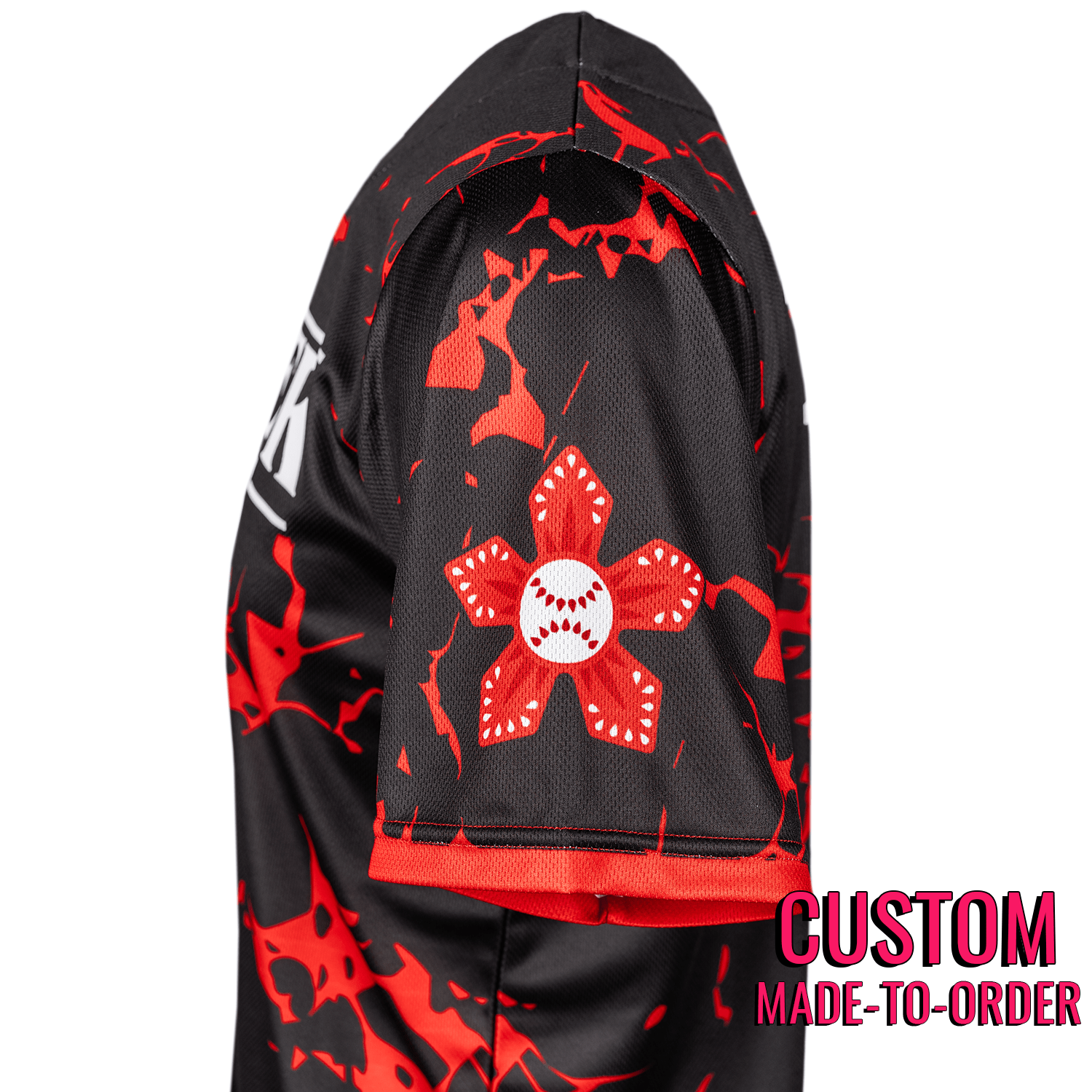 Stranger Swings Lifestyle Baseball Jersey *CUSTOM* baseball jersey product view 4