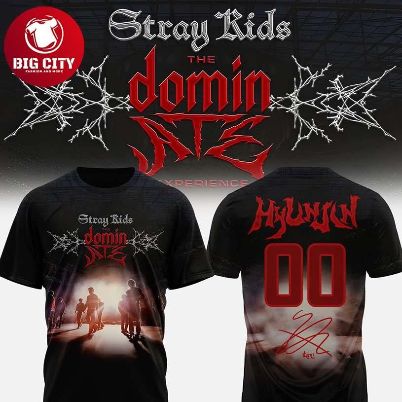 Stray Kids The Dominate ATE Experience Concert 2026 Personalized Two Sided Shirt Unisex T-shirt, Sweatshirt, Hoodie, Long Sleeve Tee - T-Shirt, Sweatshirt, Hoodie