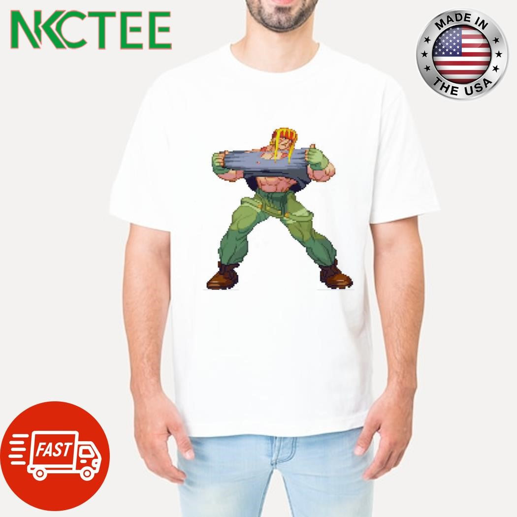 Street Fighter III 3rd Strike Alex cartoon shirt Unisex T-shirt, Sweatshirt, Hoodie, Long Sleeve Tee - T-Shirt, Sweatshirt, Hoodie