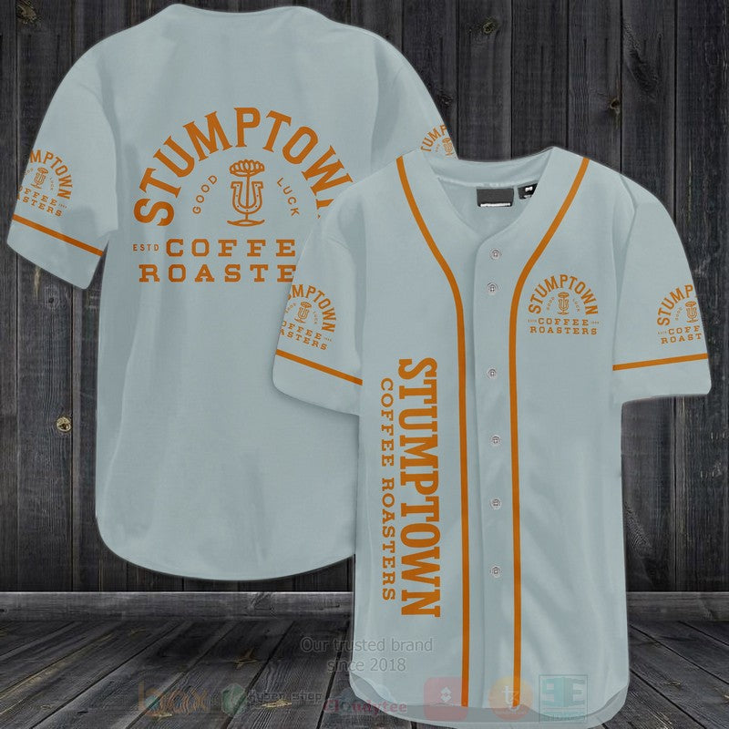 FASHION Stumptown Coffee Roasters Baseball Jerseys Botton Shirt baseball jersey product view 1