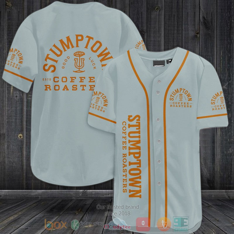 Stumptown Coffee Roasters grey Baseball shirt baseball jersey product view 1