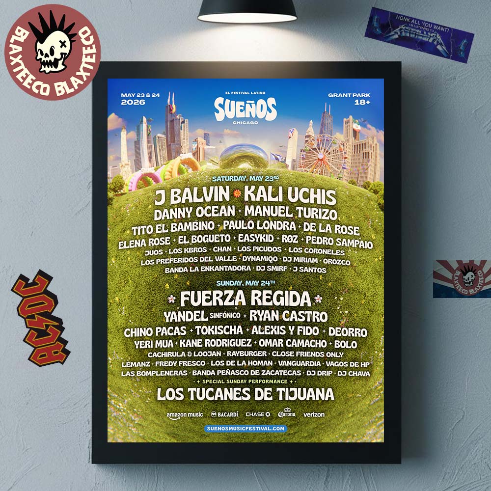 Suenos Chicago El Festival Latino 2026 Full Lineup At Grant Park On May 23 And 24 2026 Home Decor Poster Canvas - T-Shirt, Sweatshirt, Hoodie