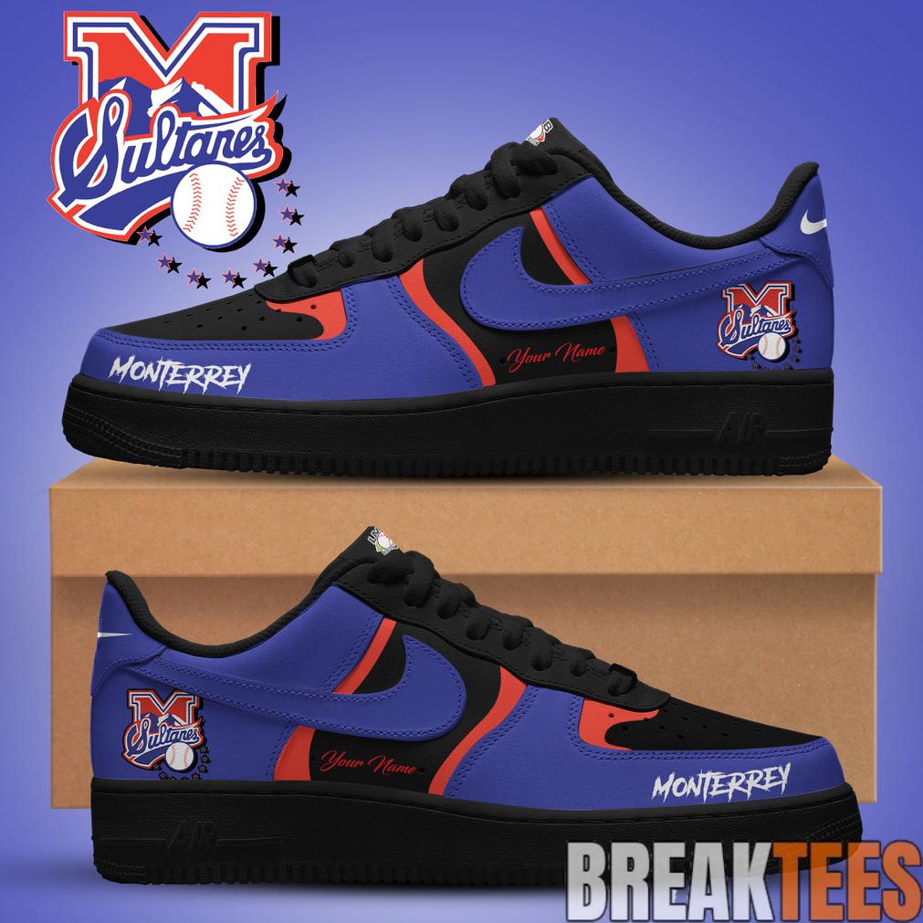 Sultanes de Monterrey Custom Air Force 1 Shoes Unisex T-shirt, Sweatshirt, Hoodie, Long Sleeve Tee - T-Shirt, Sweatshirt, Hoodie