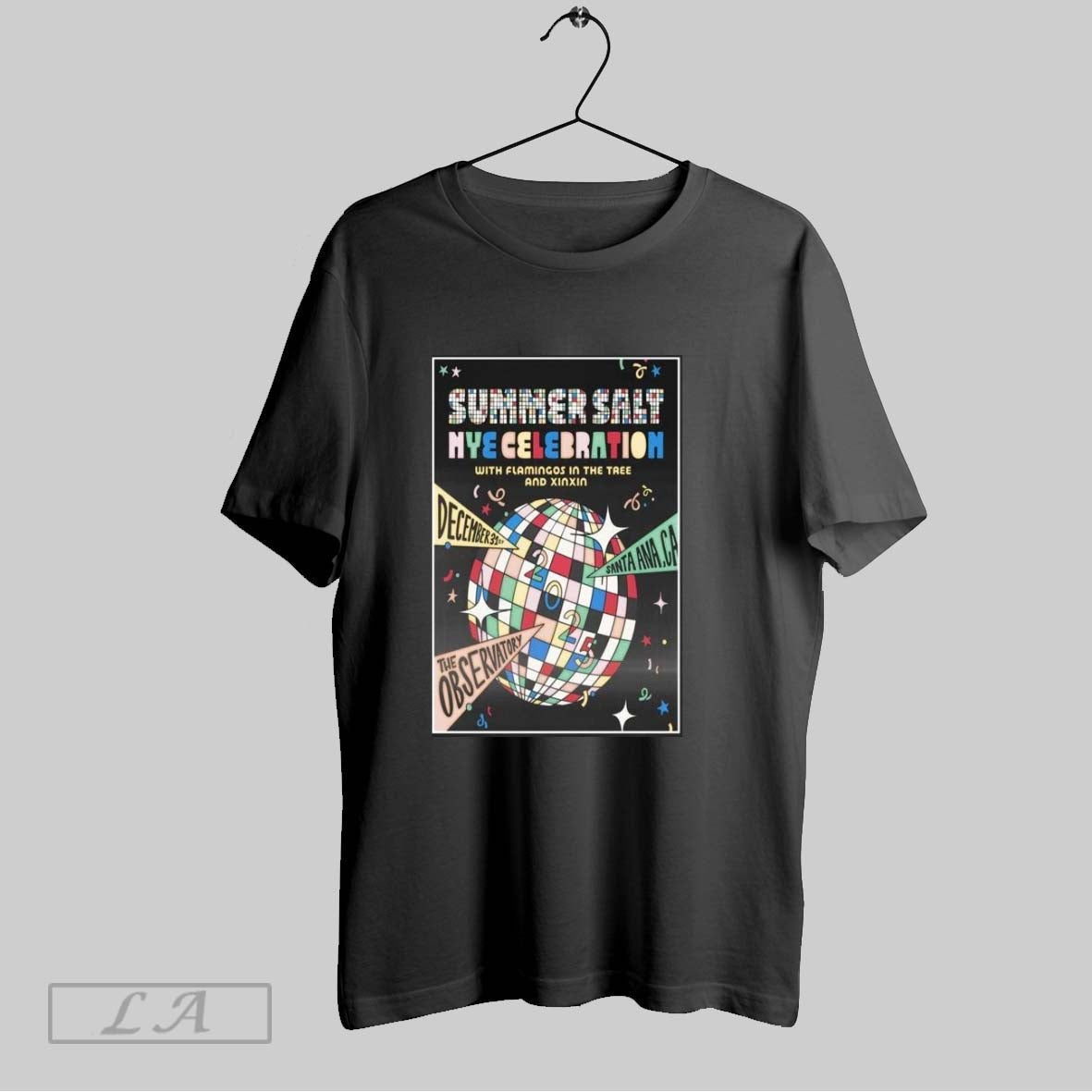 Summer Salt Nye Demcember 31 2025 Santa Ana Ca Concert Poster Unisex T-shirt, Sweatshirt, Hoodie, Long Sleeve Tee - T-Shirt, Sweatshirt, Hoodie