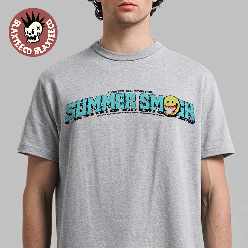 Summer Smash 2026 Festival Merch I Waited All Year For Summer Smash Logo T-Shirt Unisex T-shirt, Sweatshirt, Hoodie, Long Sleeve Tee - T-Shirt, Sweatshirt, Hoodie