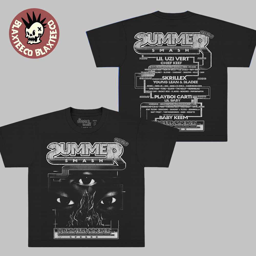 Summer Smash 2026 Festival Merch Lineup Connections T-Shirt Unisex T-shirt, Sweatshirt, Hoodie, Long Sleeve Tee - T-Shirt, Sweatshirt, Hoodie