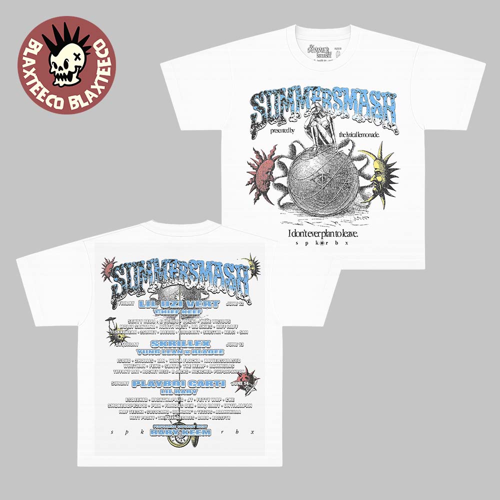 Summer Smash 2026 Festival Merch Lineup Lunar Two Sided T-Shirt Unisex T-shirt, Sweatshirt, Hoodie, Long Sleeve Tee - T-Shirt, Sweatshirt, Hoodie