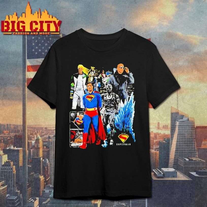 Superman Characters Movie Shirt Unisex T-shirt, Sweatshirt, Hoodie, Long Sleeve Tee - T-Shirt, Sweatshirt, Hoodie